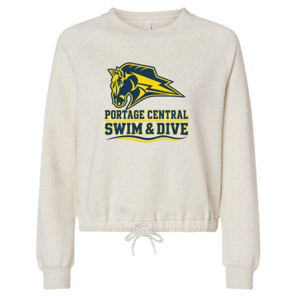 Women's Relaxed 3-End Boxy Fleece Crewneck Sweatshirt Thumbnail