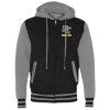 Unisex Heavyweight Varsity Full-Zip Hooded Sweatshirt Thumbnail